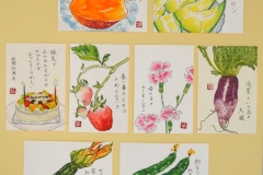 デリケートな初なりイチゴ　花も天ぷらズッキイニ　等